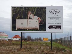 Bilbord Dwustronny - trasa Wrocaw Pozna