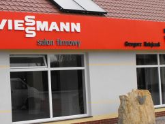 Tablica Reklamowa z Aluminium Salon Firmowy Viessman