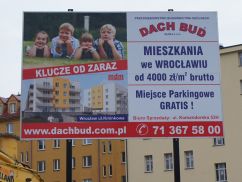 tablica reklamowa Wroclaw Grunwaldzka 2