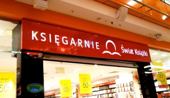 Reklama świetlna dla sieci księgarni w centach handlowych Wrocław